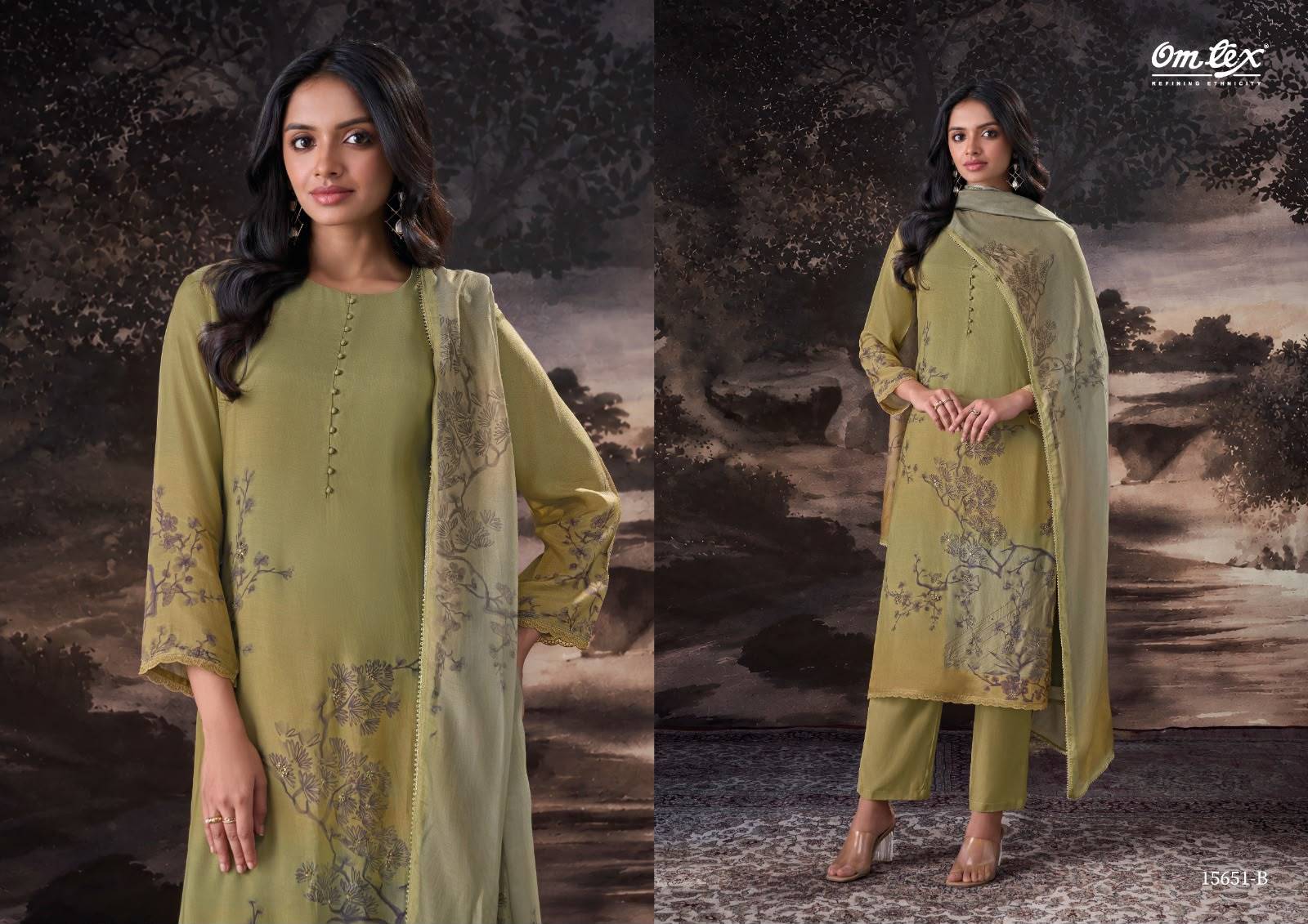 MADISSON By Om Tex 15651 Series Beautiful Festive Suits Stylish Colorful Fancy Casual Wear & Ethnic Wear Muslin Silk Dresses At Wholesale Price
